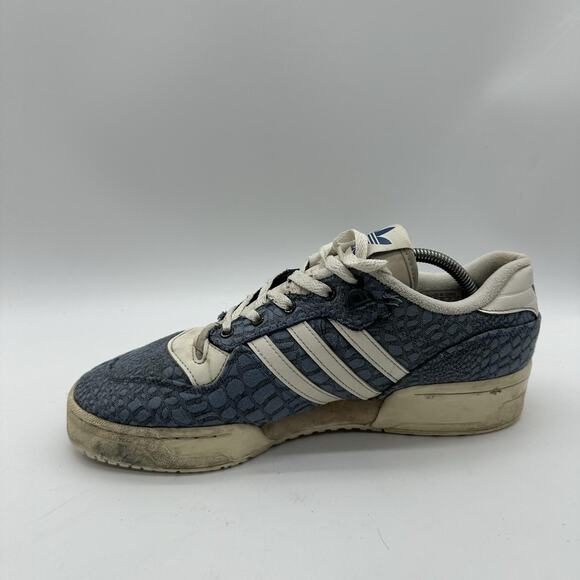 Mens Size 10 Adidas Originals Rivalry Low Snake Jaquard Pack Crew Blue L IE4871 - Picture 5 of 7
